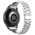 Bracelet en Acier Inoxydable Élégante Samsung Galaxy Watch4/Watch4 Classic/Watch5/Watch6/Watch FE/Watch7 - Argenté