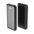Forever TB-411 Banque d'alimentation tout-en-un 10000mAh - USB-C, USB-A, Lightning, microUSB - Noir